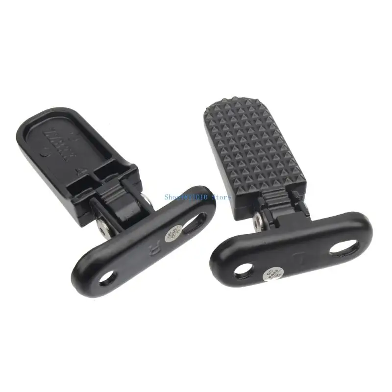 T3LF Travel Support Step Peg Pair for Motorcycle Use, Metal Replacement Foot Pegs with Textured Contact Area, Up Motion,
