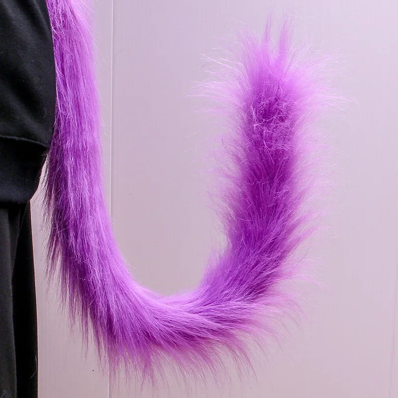 Furry Fox-変装アクセサリー,動物の尻尾,80cm,パーティーの装飾,ファンシードレス,アニメの衣装,ハロウィーン,クリスマス