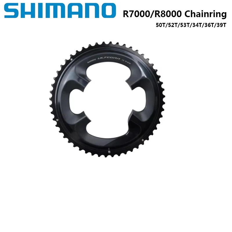 Shimano Bike Chainring Ultegra 105 R7000 R8000 11Speed Single 50T/52T/53T/34T/36T/39T Road 110BCD Bike Crank Crown