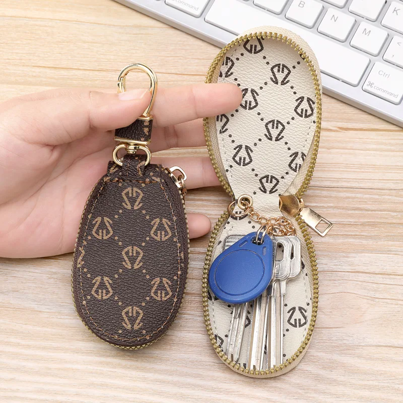 Key Bag for Women, Multifunctional, Simple, Men's Zipper, Home Car Key Bag
