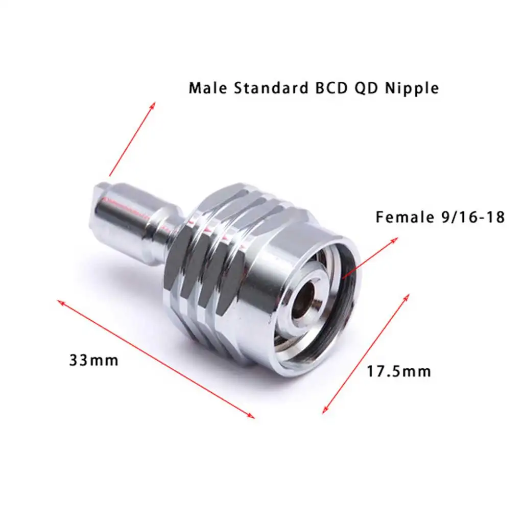 Scuba Diving Connector For Regulator Male To Female Parts Quick Release  Standard BC Adapter
