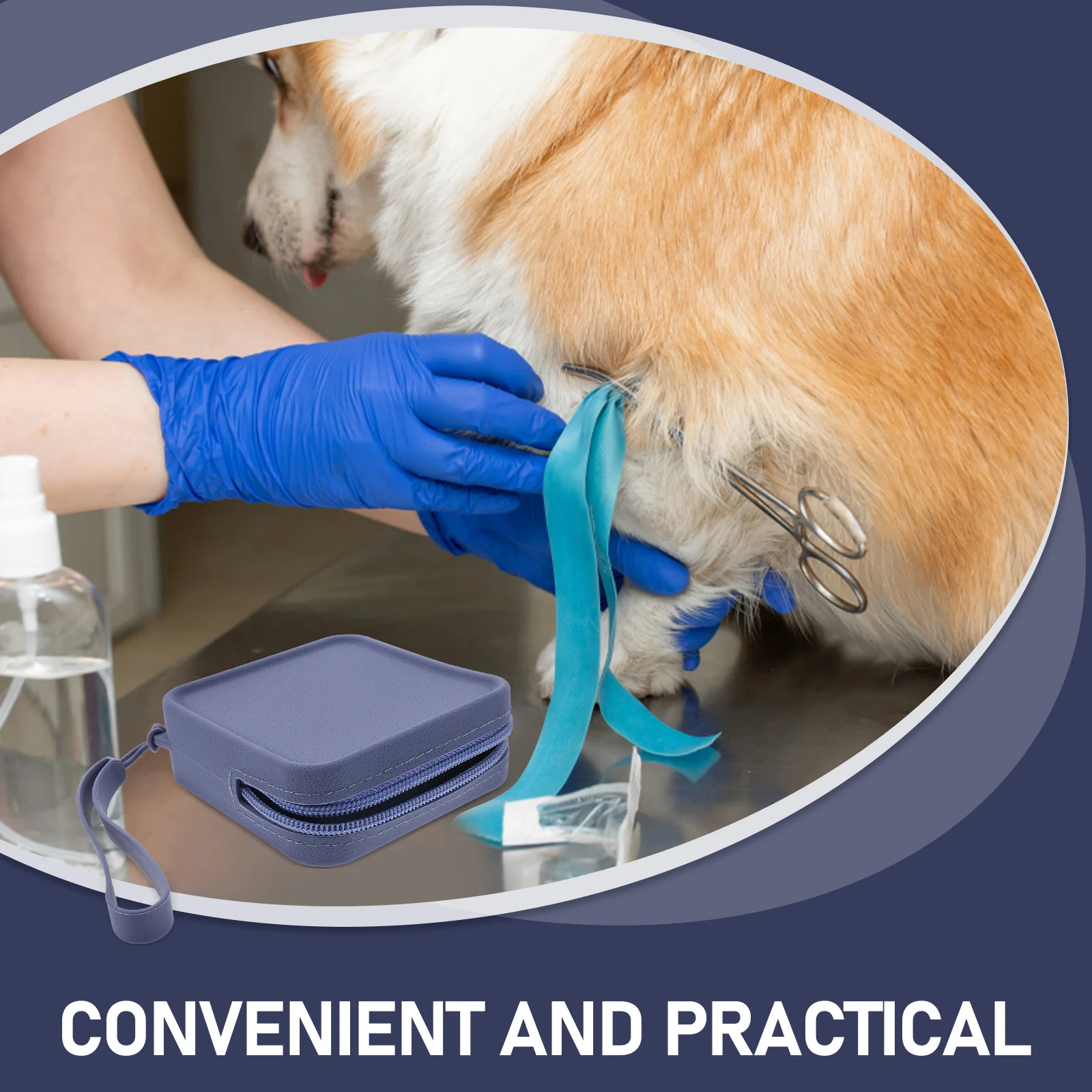 

Silicone Dog Treat Pouch White Portable Training Bag for Pet Walking Small Zipper Container Pet Supplies Dog Accessories