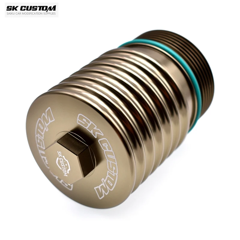 SK CUSTOM For Volkswagen Audi 3rd Generation EA888 1.8T 2.0T Aluminum Alloy Oil Filter Housing