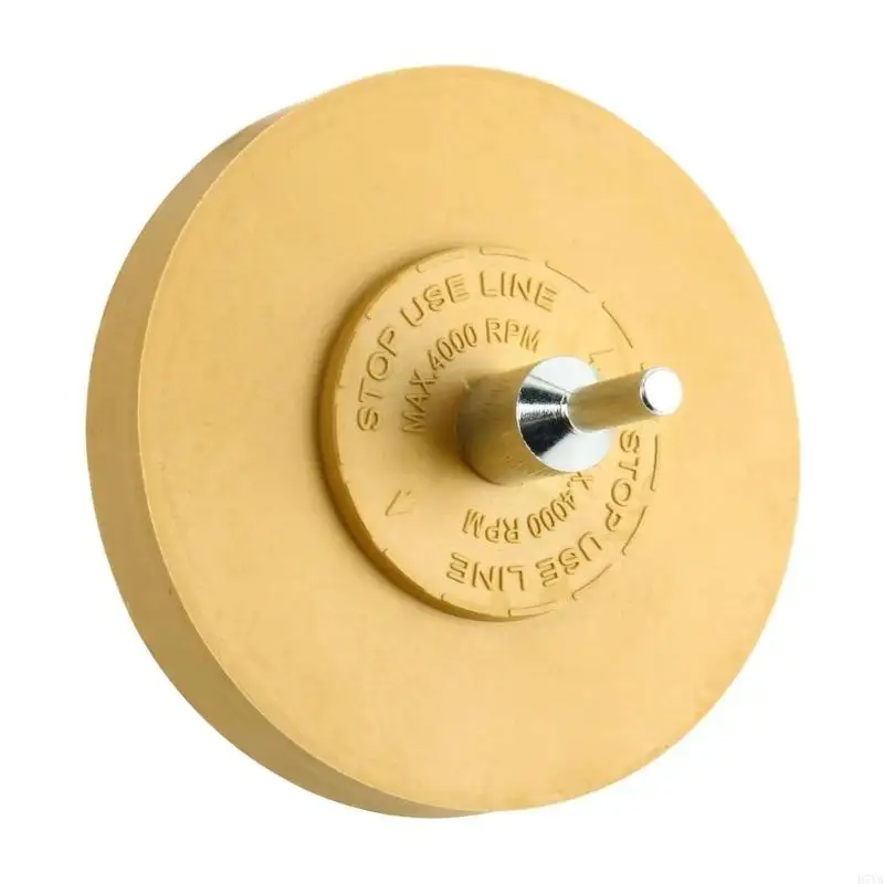 5pcs 3.5 Inch 88mm Diameter Rubber Buffing Wheel For Car Polishing With Anti Corrosion Design And Pre Drilled Holes D7YA