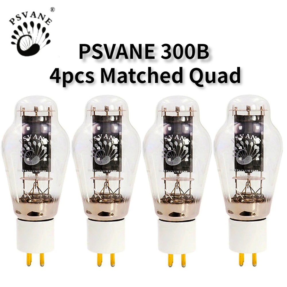 PSVANE 300B Vacuum Tube Audio Valve Replaces 300B Tube Amplifier Kit DIY HIFI Audio Amplifier Precision Matched Quad