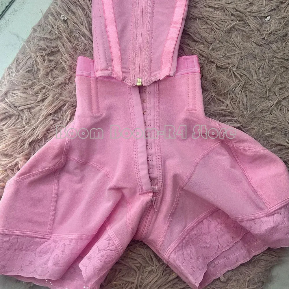 Faja Colombianas Moldeadoras Shaping Hourglass Waist Shorts Pink Butt Lifting Compression Shapewear Workout Seamless Underwear