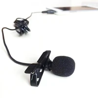 Clearance_MC01 Portable 1.5m Wired Mini Microphone Type C For Phone PC Laptop Metal Clip-on Lavalier USB mic 3.5mm Condenser Mic 3