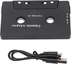 Cassette Adapter Noise Reduction, StereoTape Aux Receiver for Car Tablet, Multifunction, Compatible, Easy to Use