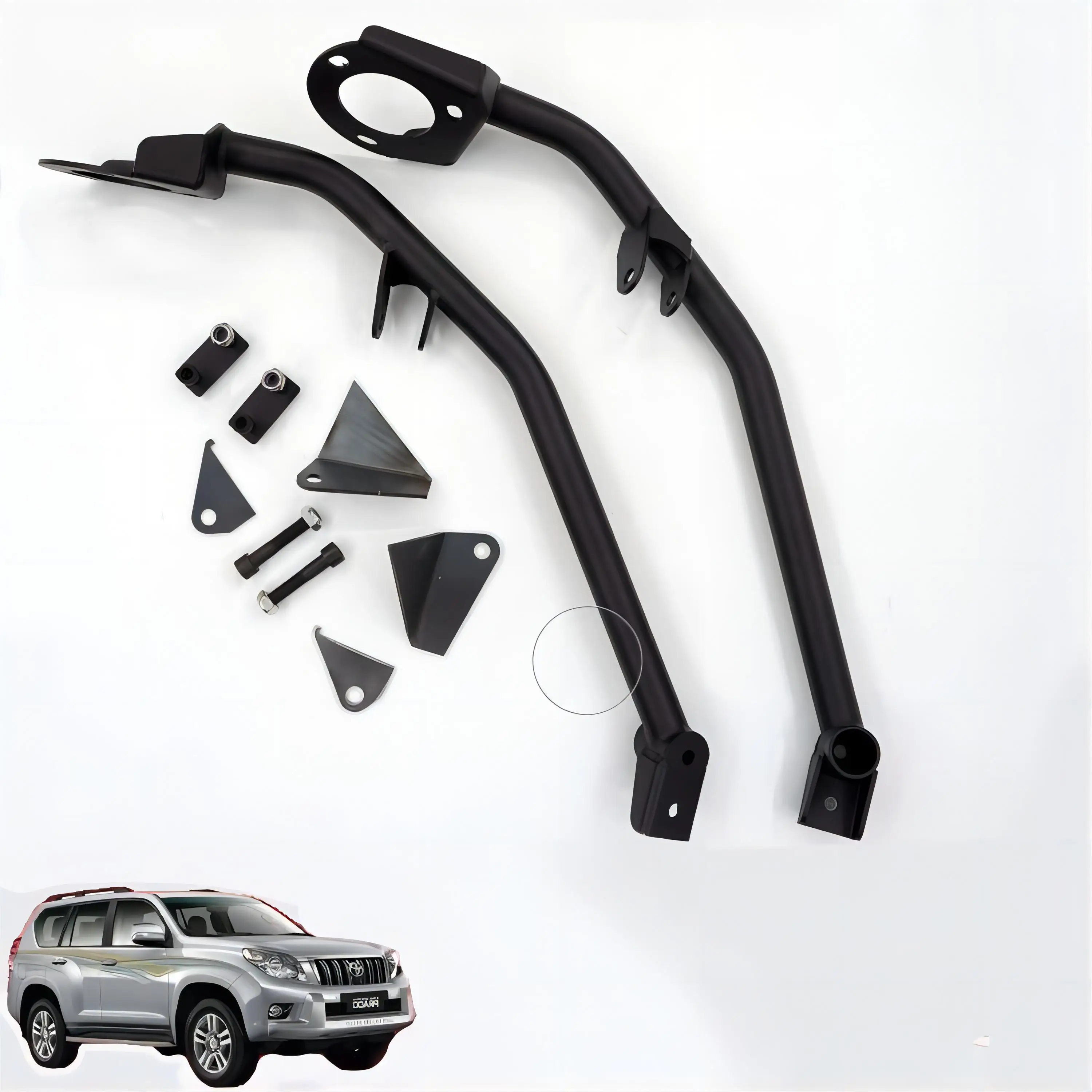 

Комплект кронштейнов амортизатора Dualrate Coilover для Land Cruiser Prado LC120 LC150 FJ 4x4, усилитель подвески для внедорожных автомобилей