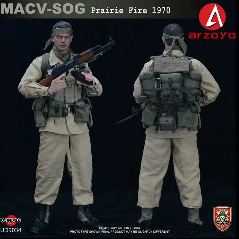 

В НАЛИЧИИ UJINDOU UD9034 1/6 MACV-SOG Prairie Fire 1970-солдат, фигурка 12 дюймов, мужская фигурка, модель, полный набор, коллекционная игрушка