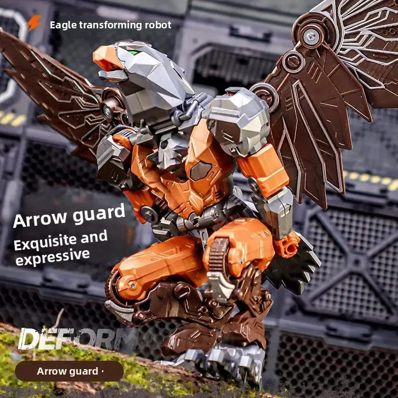 Beast Wars Flying Eagle Warrior Transforming Eagle Robot Action Figure Inspired Kids Toy with Wings
