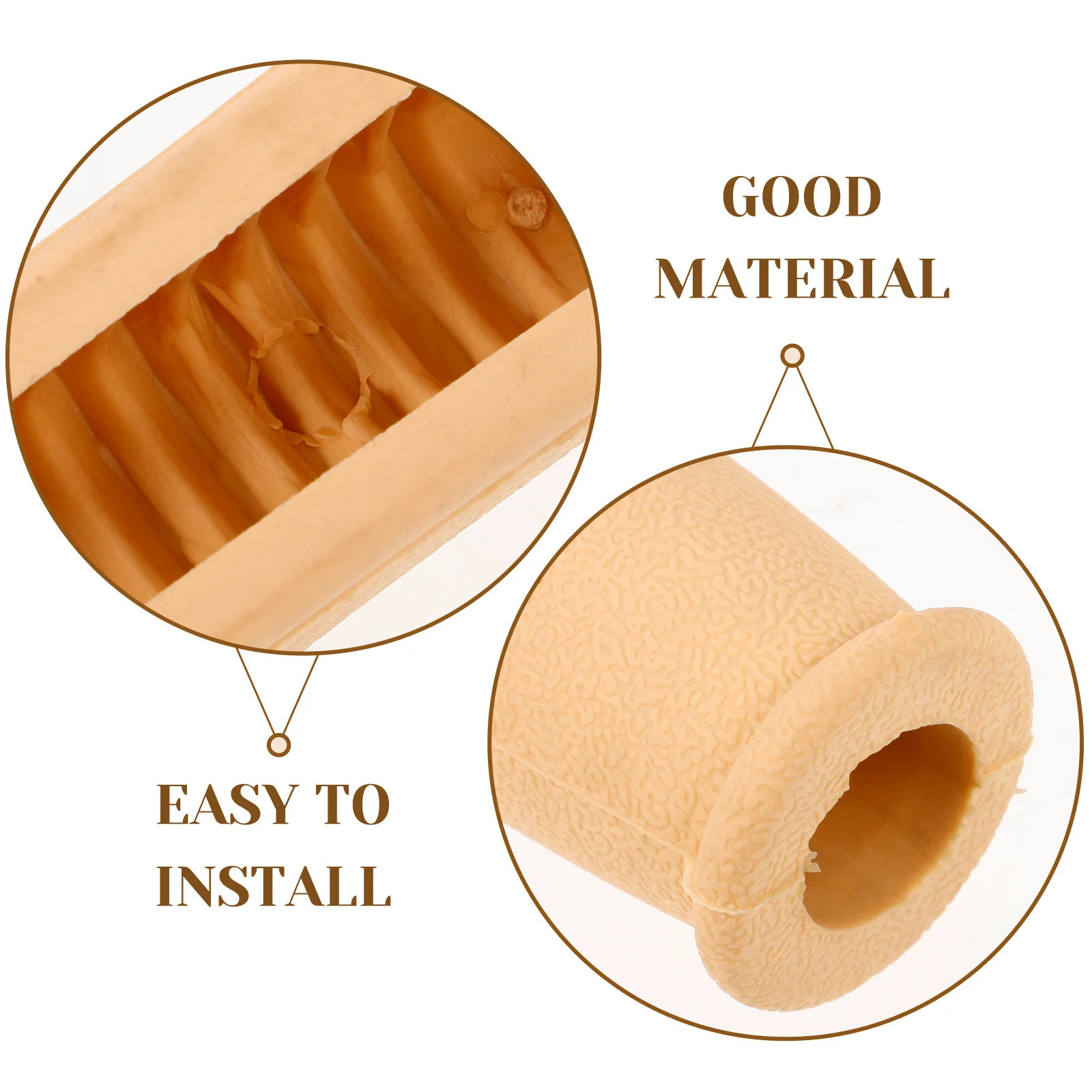 

1 set Underarm Crutch Pads Replacement Non-Slip Cushion For Armpit Support Walking Stick Handle Grip Rubber Ends Crutch