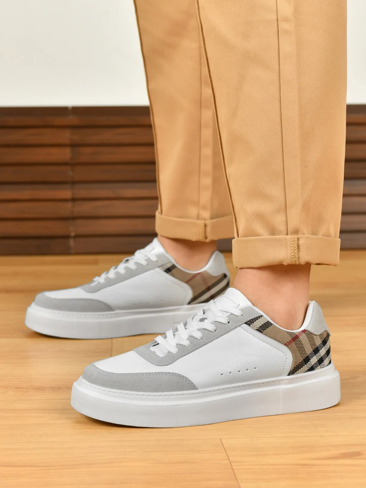 Men's Low-Top Skate Shoes, Retro Checkered, Versatile and Comfortable Men's Shoes, Casual, Simple and Trendy Skate Shoes