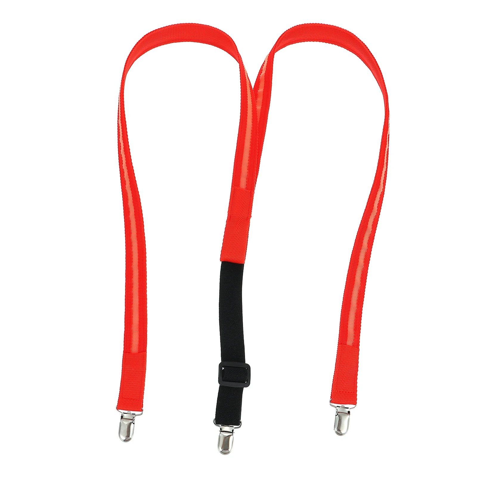 

Red Light Suspenders Luminous Men's and Women's Braces Elastic up Clothing Accessories for