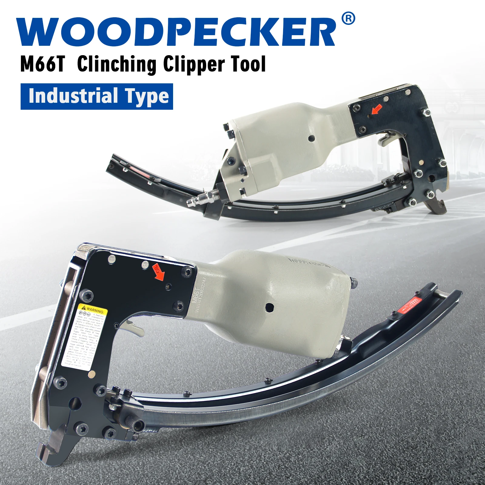 

Woodpecker M66T Pneumatic Clinching Car Seat Clipper Tool Fastening Air Power Clinch Clip Clipper Hartco Clipper