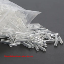 50pcs/lot Boning Corset Plastic Bone Cap DIY Crafts Stereotype Tool Fish Bone Cap Wedding Dress Clothing Support Accessories