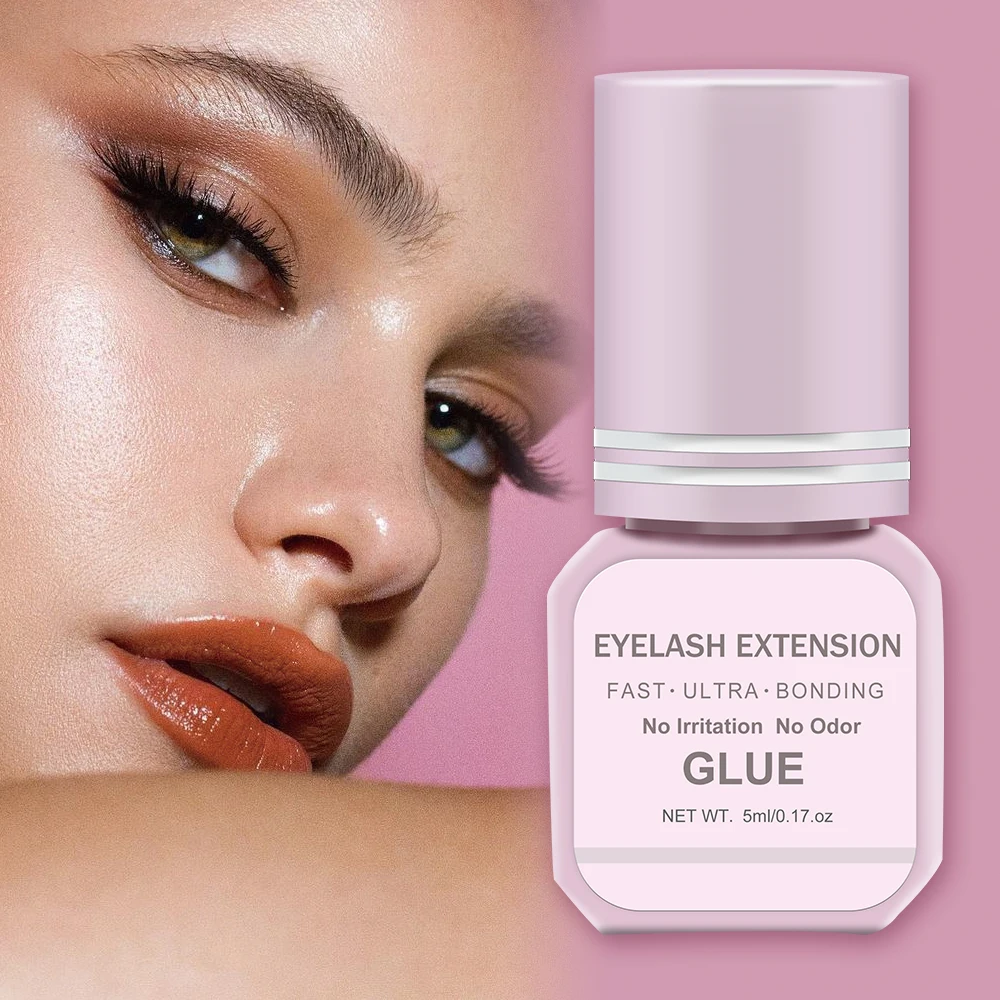5ml Fast Drying Strong False Eye Lash Extension Glue Adhesive Retention 7-14 days Glue Adhesive Individual Lashes Glue