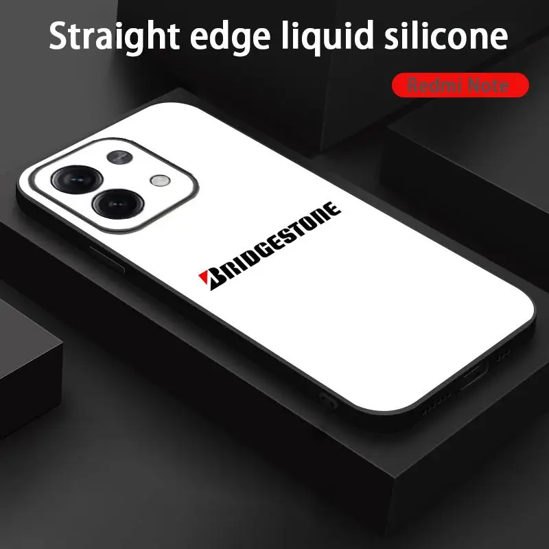 bridgestone Phone Case For Xiaomi Redmi Note 17 15 14 13 12 11 Pro Plus S 5G 4G Soft Black Phone Cover - view 2