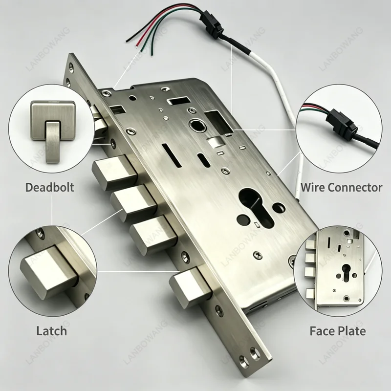 For12V Electromagnetic Building Intercom Access Control Doorbell Anti-theft Door Stainless Steel Electric Automatic Control