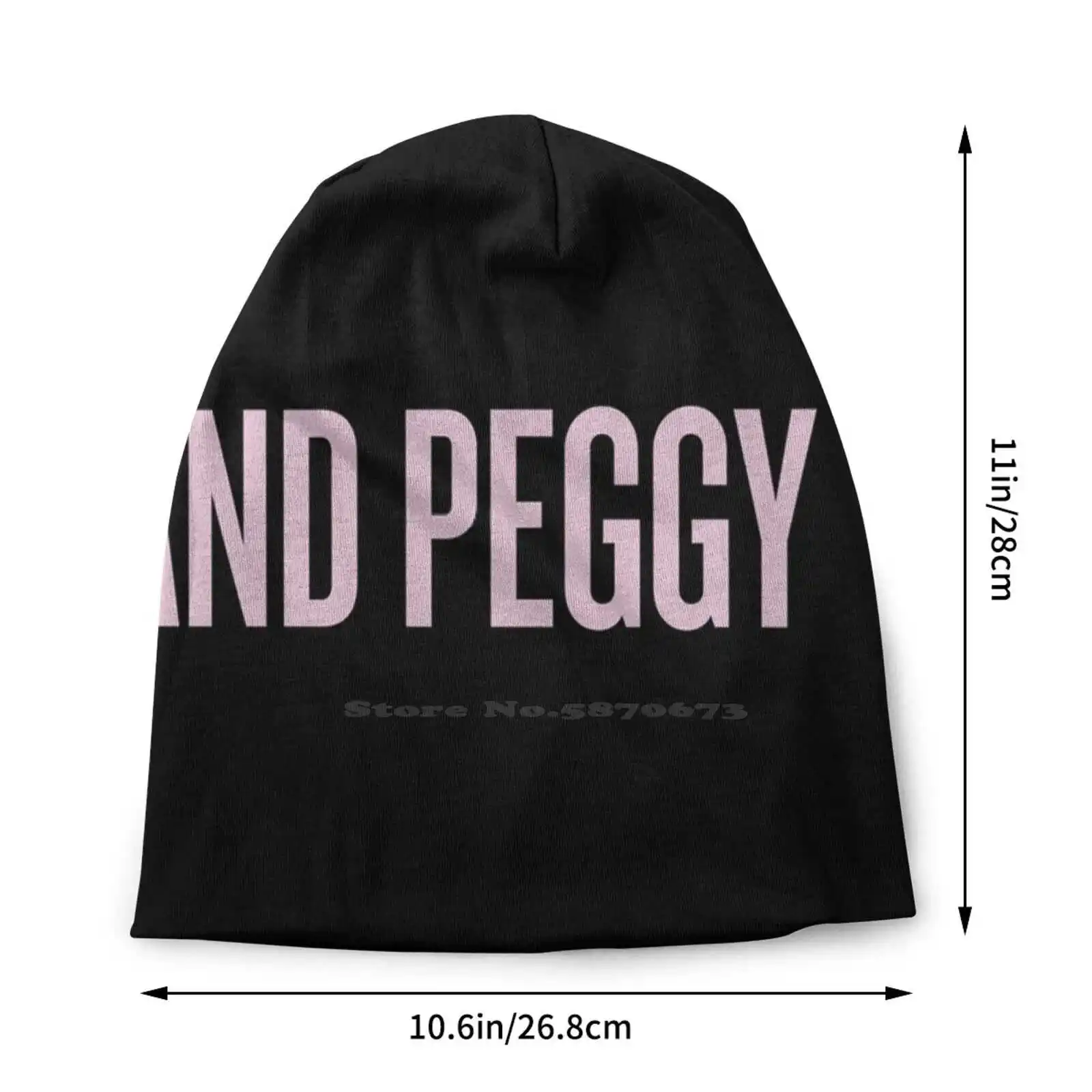 And Peggy! Knitted Hat Warm Beanie Outdoor Caps Musical Broadway Theatre Showtunes Schuyler Sisters Peggy Schuyler