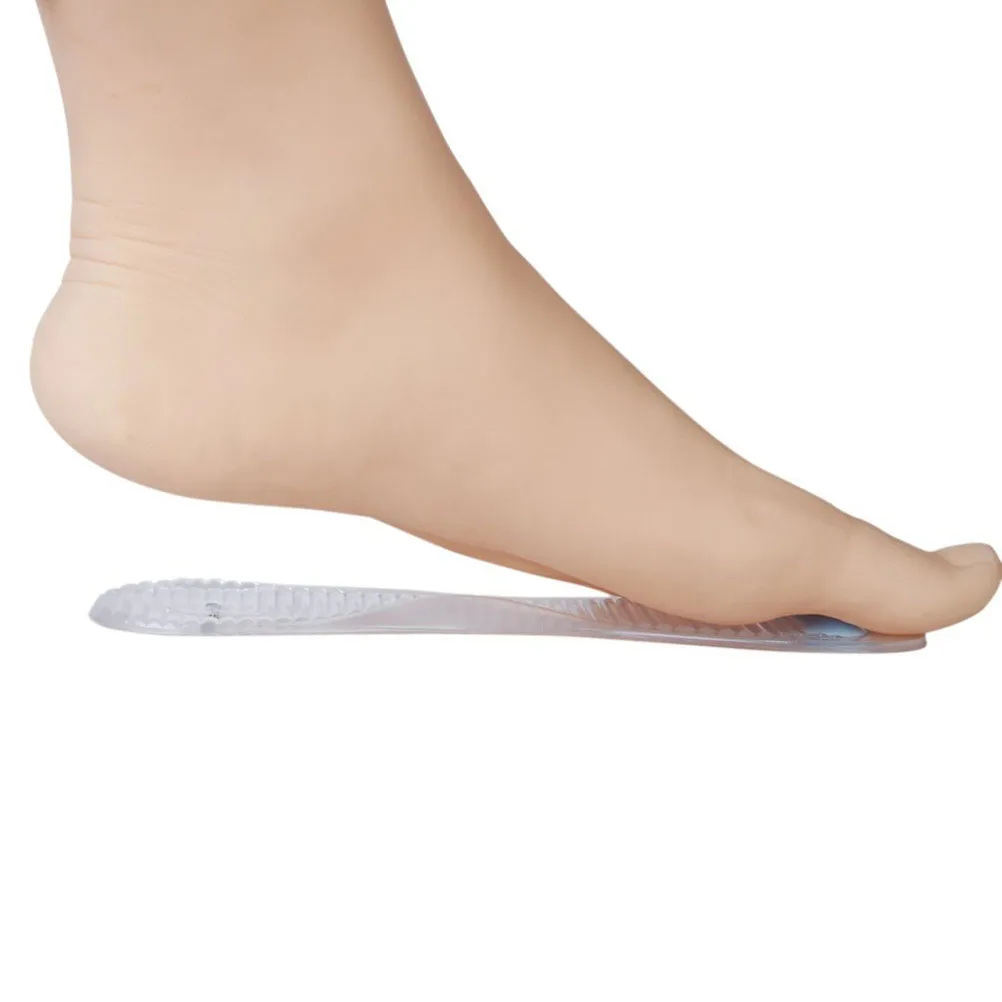

Massage Arch Pad Foot Supports Transparent Gel Insoles 18 5x6cm Non Slip Adhesive Bottom for High Heels Sandals Comfort Relief