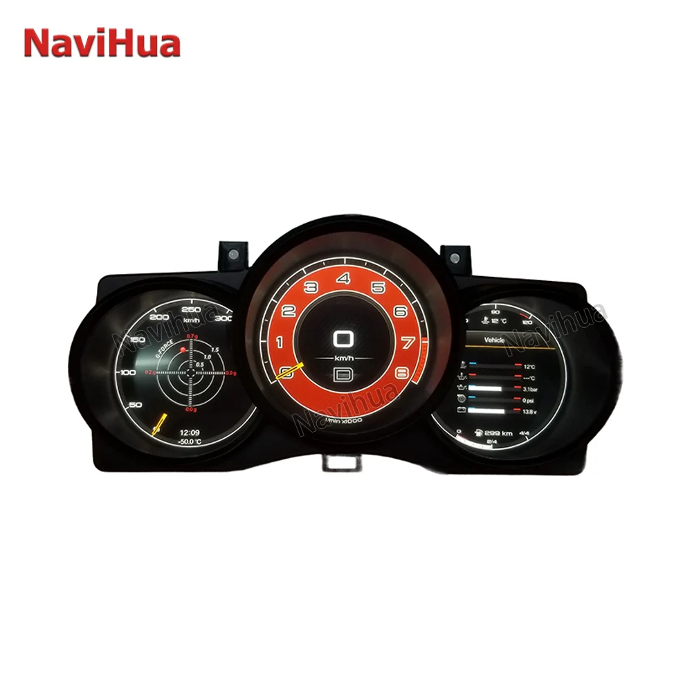 NaviHua Car Digital Cluster For Porsche Macan 2014 2018 12.3 Inch LCD Dashboard Upgrade Auto Speedometer Virtual Cockpit