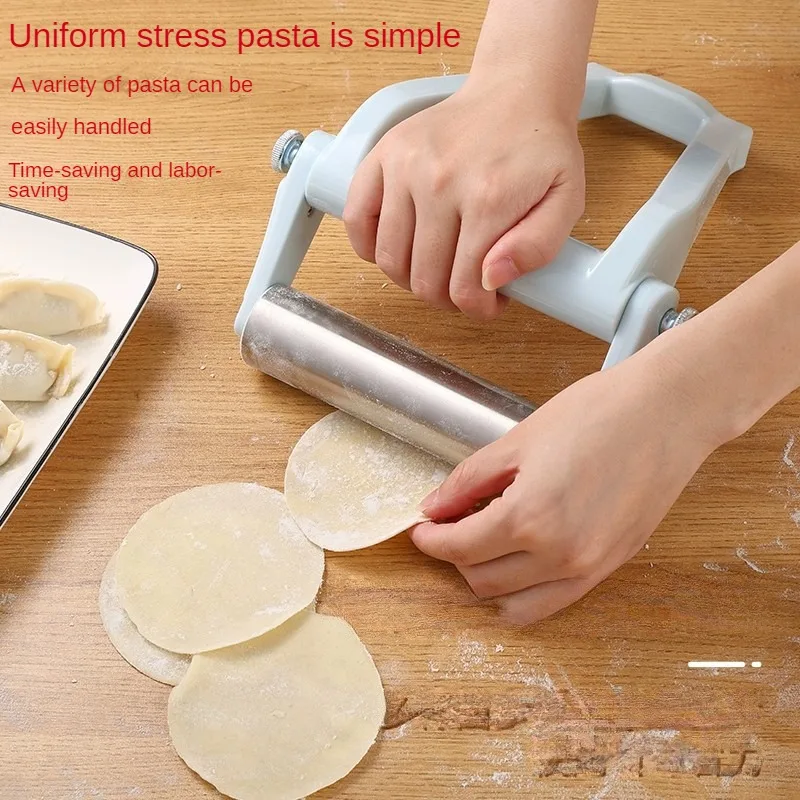 

New labor-saving rolling pin stick to catch the face stick walking hammer non-stick dumpling skin stainless steel food grade