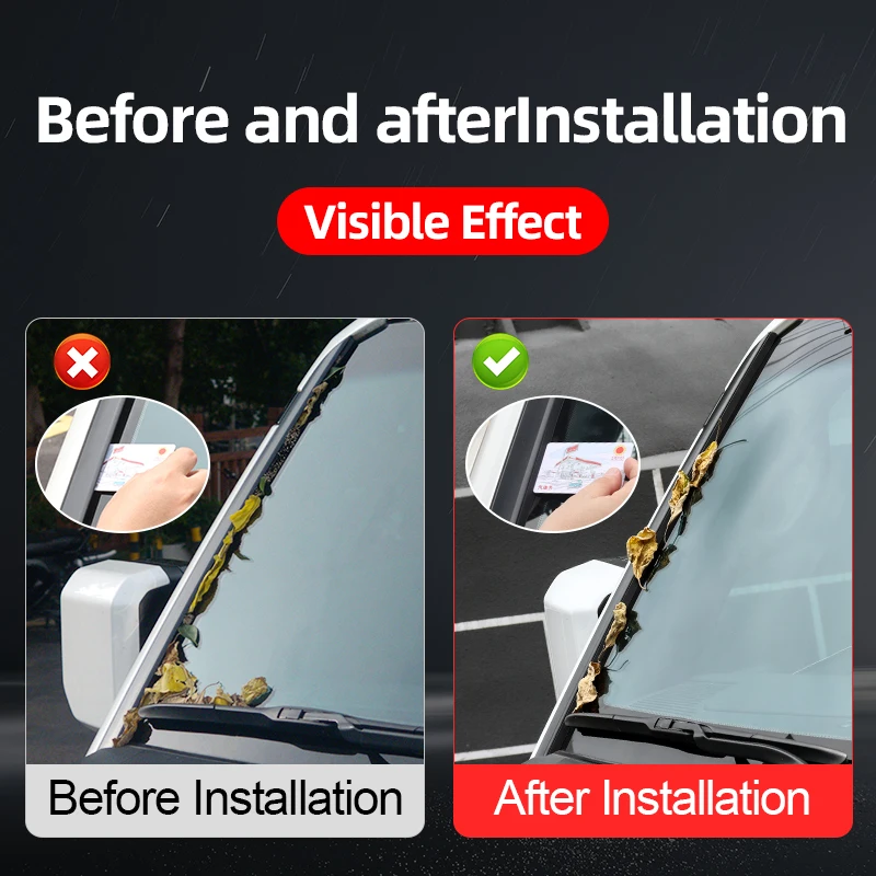 For 2024-2027 Toyota Land Cruiser 250 LC250 Lexus GX550 Windshield Seal Strip Silicone Gap Filler Noise Reduction Accessories