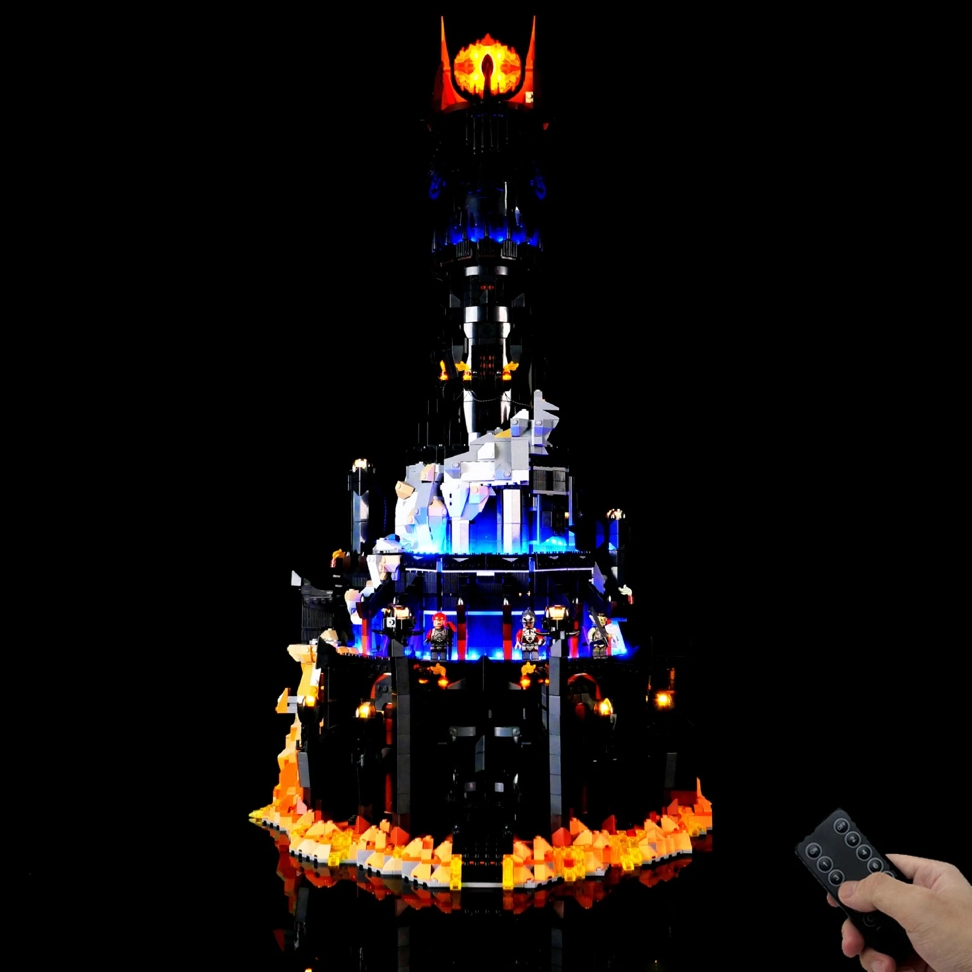 

DIY LED Light Kit Compatible with 10333 Dark Fantasy Tower Building Blocks – Remote Control Lighting Set (Lights Only)