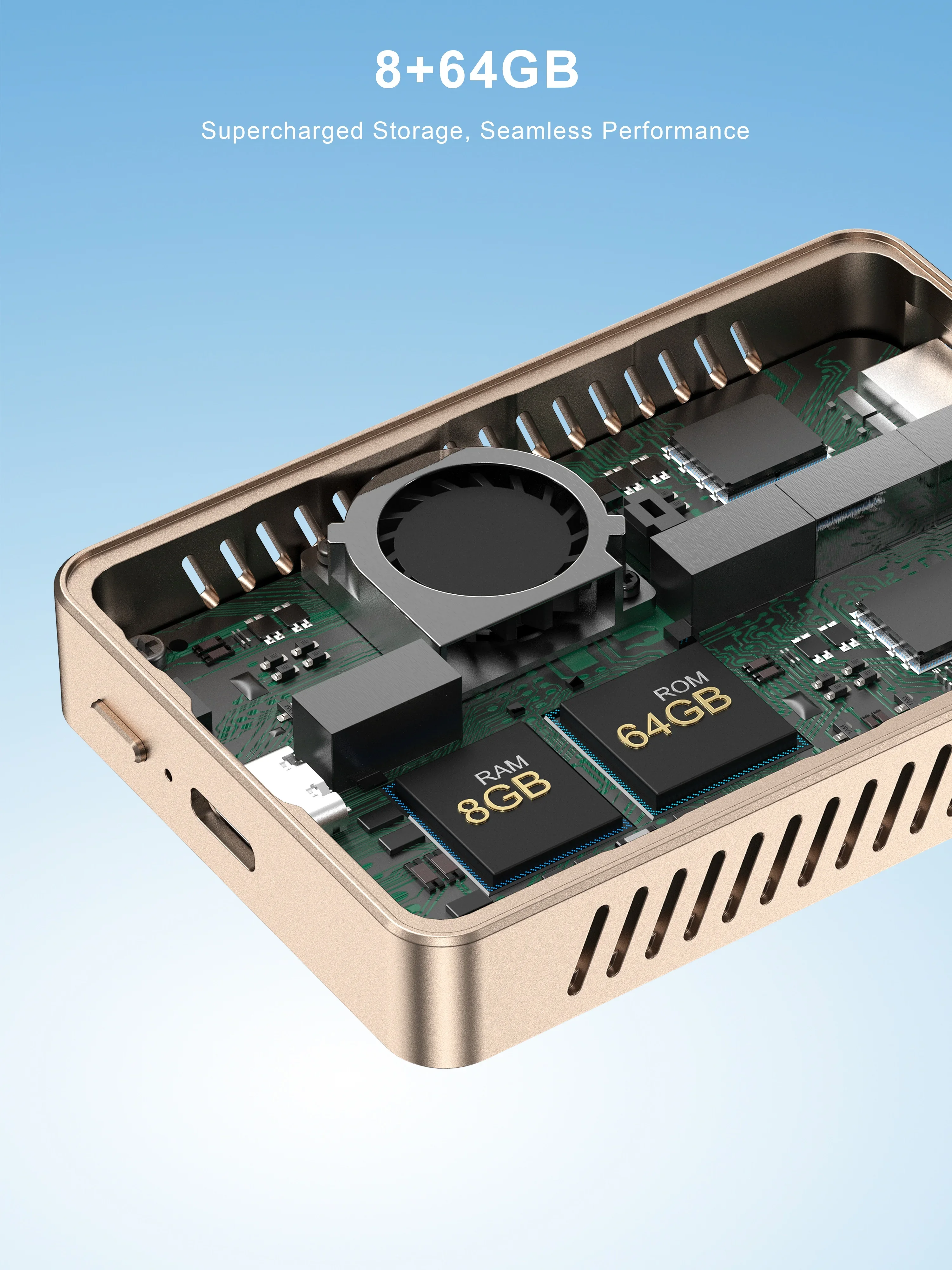 2026 CarPlay AI Box Android 12.0 Android Auto Беспроводной адаптер CarPlay 2,4 + 5GGPS 8G 64G FOTA Обновление Встроенный вентилятор с HDMI