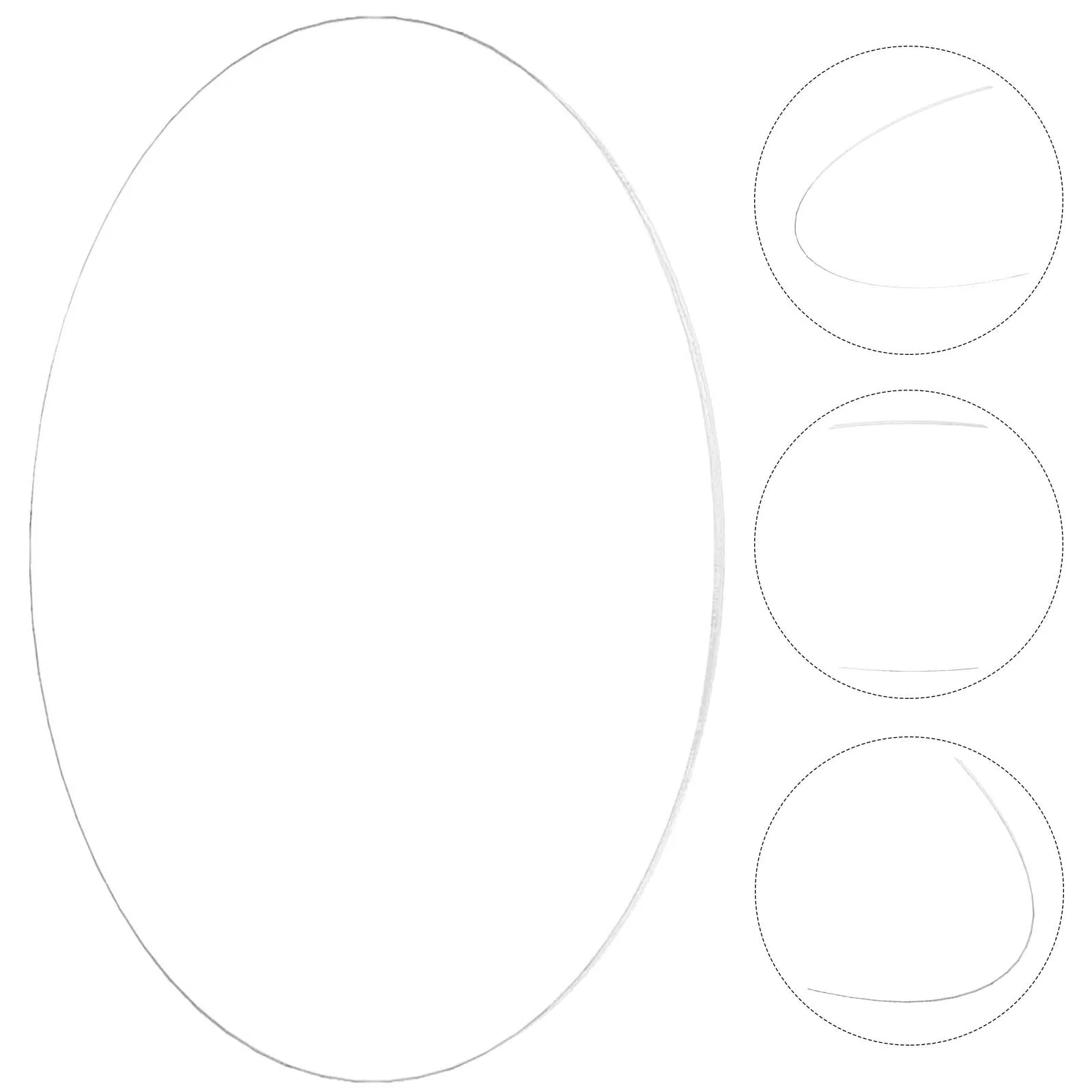 

Clear Acrylic Round Discs 1Mm 2Mm 3Mm Transparent Sheets For Diy Crafts Photo Frame Replacement Table