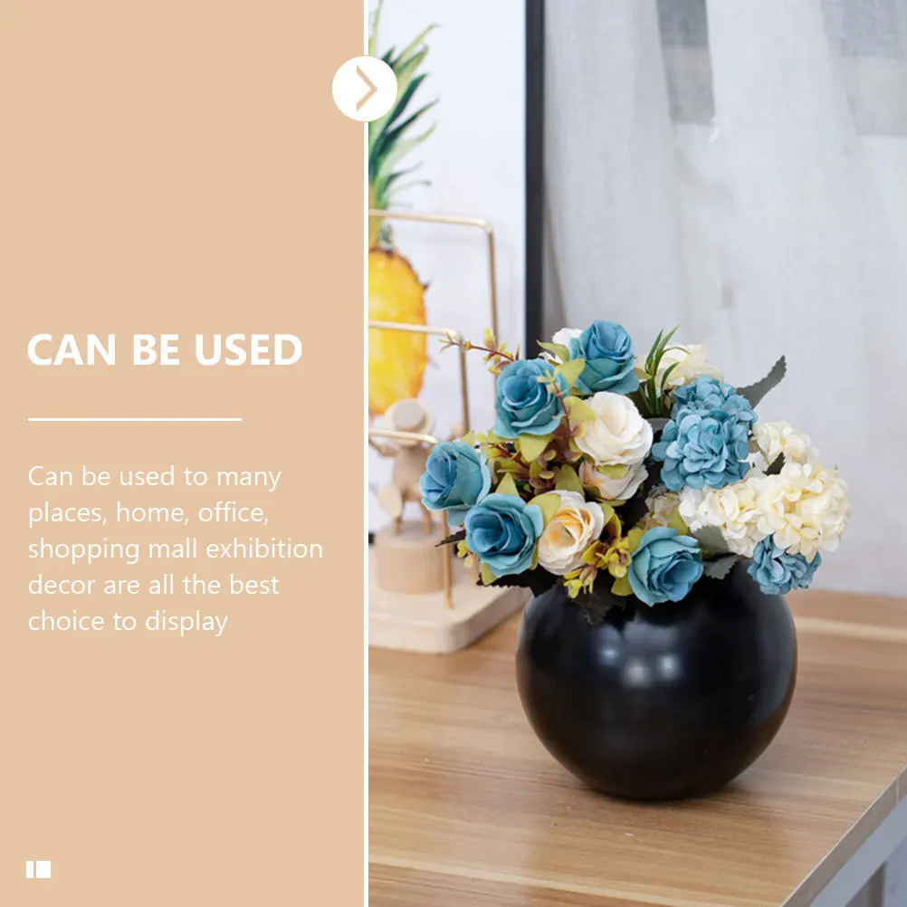 

Creative Stainless Steel Metal Vase Desktop Decoration Reliable Flower Holder Home Supplies Centerpiece Flower Arrangement