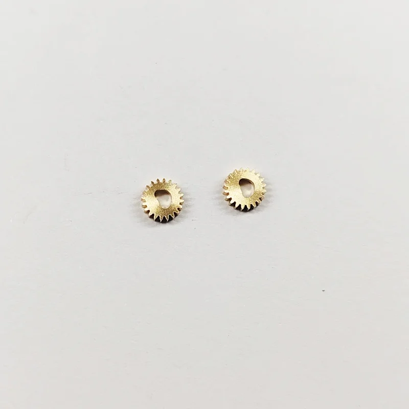 Brass Precision Gear 20T, 0.2M, D-Shape Hole for 6mm Motor,1.5mm Thick, Main Drive Gear for Reduction Motor