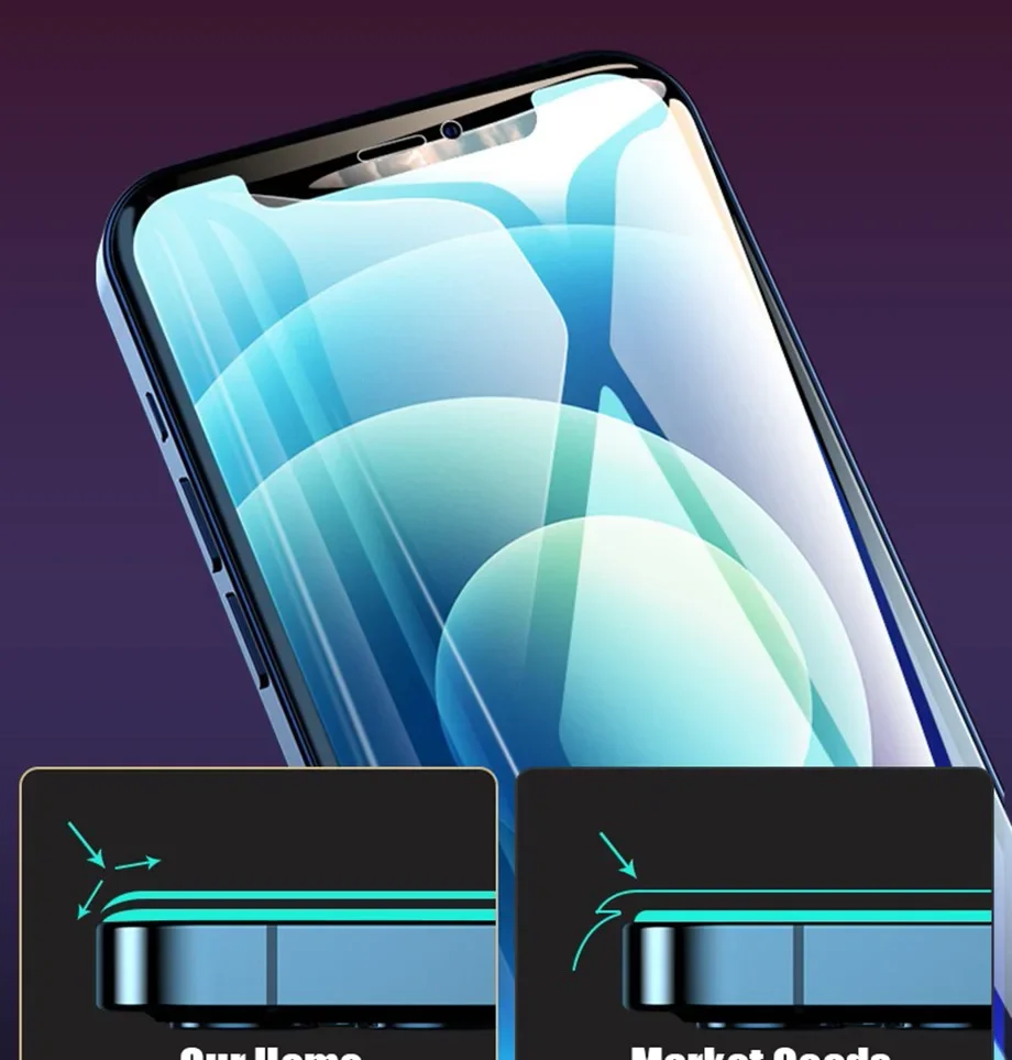 5 Stück Hydrogel-Folie für iPhone 14, 13, 12, 11, 15, 18 Pro Max, 8, 16 Plus, vollständige Displayschutzfolie für iPhone 13 Mini, X, XS MAX. – Detail 3