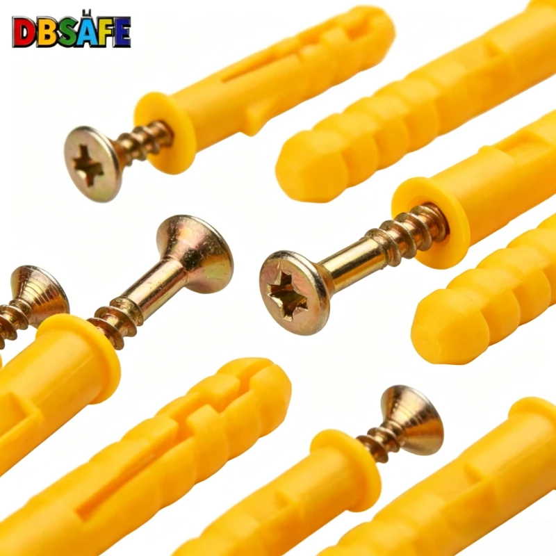 10sets M6 M8 Heavy Duty Drywall Anchor Screw Assortment Kit Galvanized Steel Fasteners Home Renovation Construction Projects