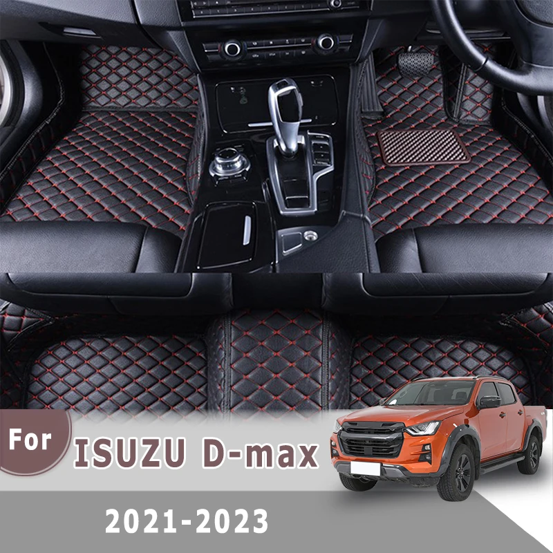 

Коврики RHD для ISUZU D-max Dmax D Max 2023 2022 2021, автомобильные коврики, автомобильные аксессуары, чехлы, водонепроницаемые детали для салона автомобиля