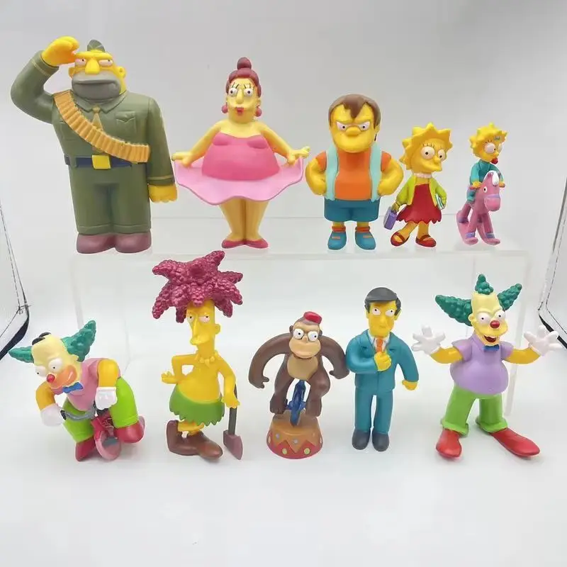 Anime Action Figures Xin Pusen Family Antique Toys Ornaments With Labels Complete Set Cute Cool Funny Desktop Decoration Gifts view 4