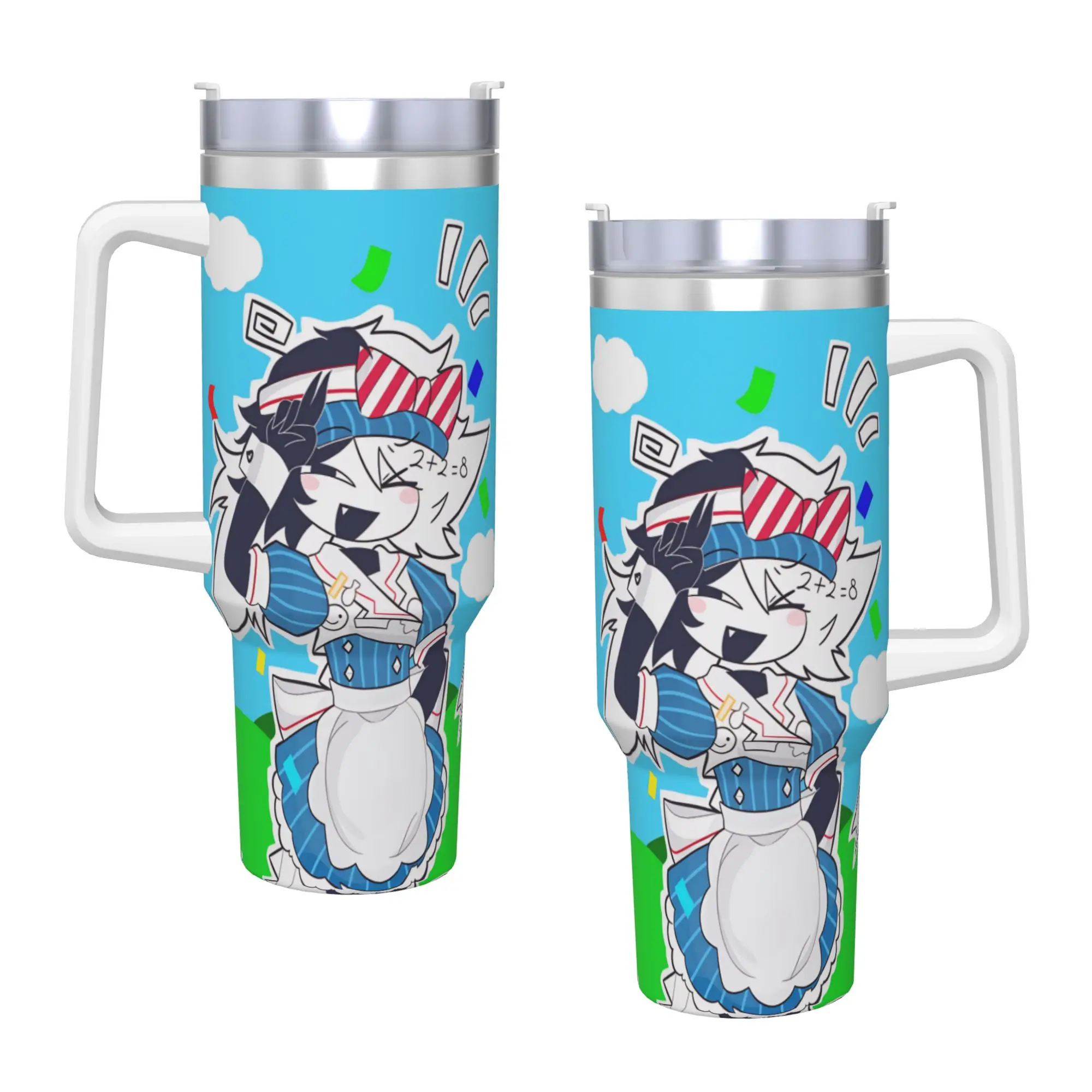 FPE F-Fundamental P-Paper E-Education Tumbler  Cold and Hot Water Bottle Portable Stainless Steel Cups Printed Travel Car Mugs