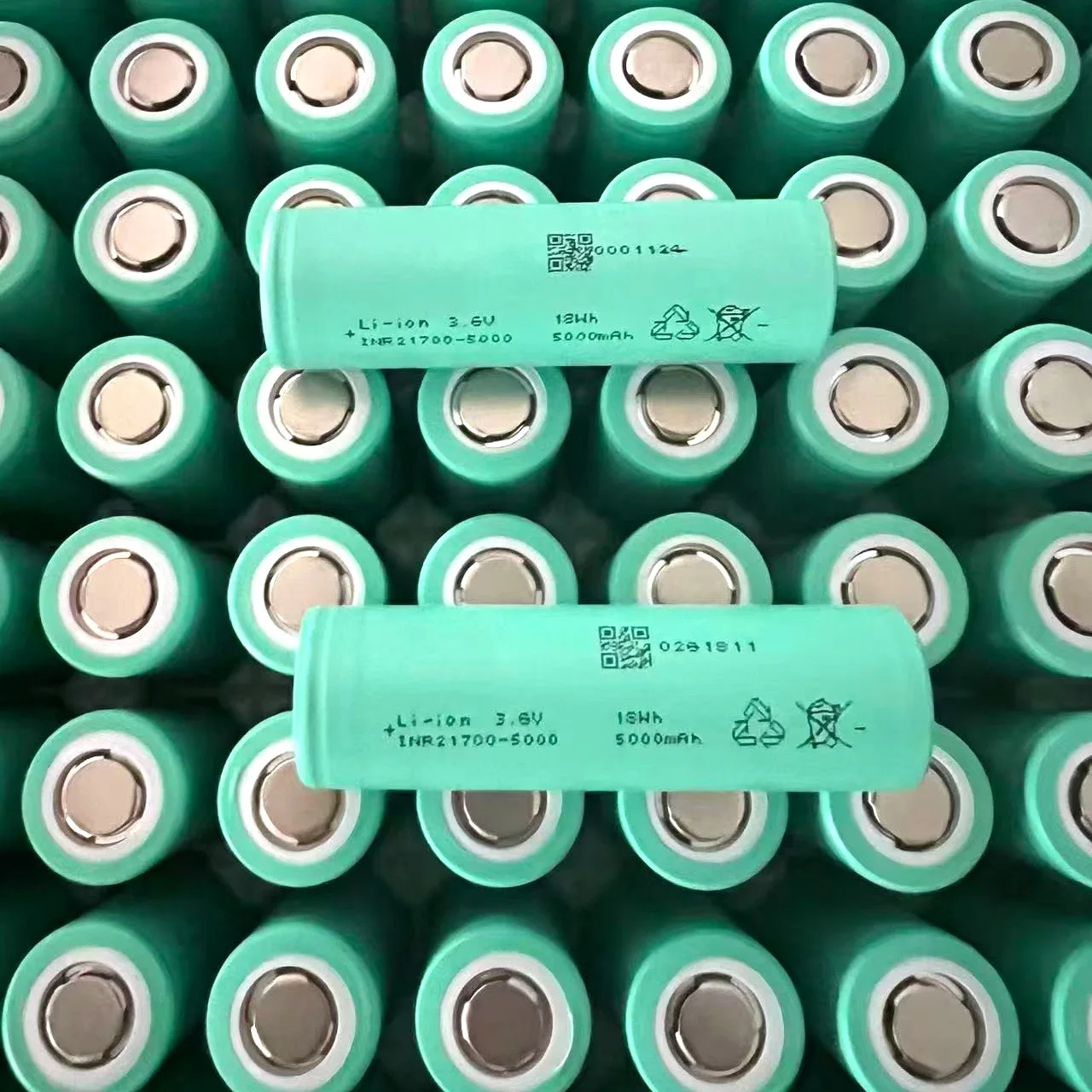 Victpower INR21700 50PL 3.6V 5000mAh Rechargeable Lithium Ion Battery Cell with NCM Cathode 400 Cycles for Ebike and Flashlight
