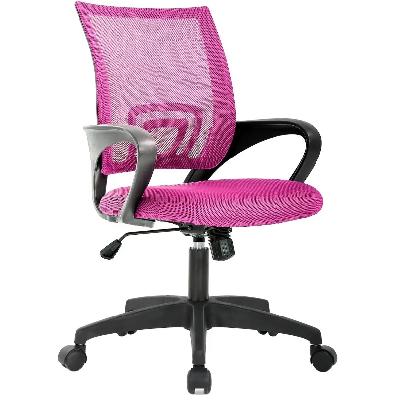 Chair Desk  Mesh Computer  with Lumbar Support Executive Rolling Swivel Adjustable Home Mid Back Task