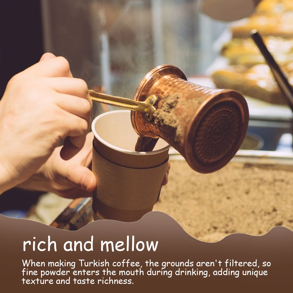 Turkish Coffee Maker Coffee Machine Anti-Overflow 250ml Heating Coffee Pot Touch Screen 95°C Bottom Heating Auto Power Off 550W