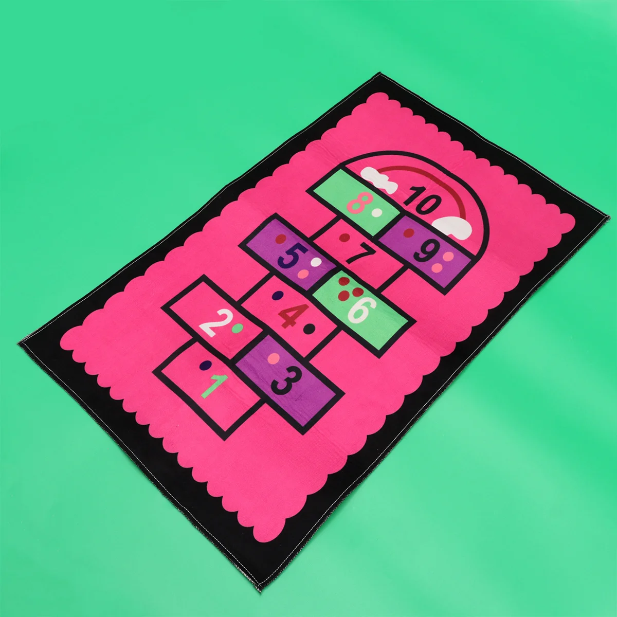 

1Pcs Girl Heart Floor Mat Pink Cartoon Carpet for Bedroom Living Room Kids Playroom Educational Floor Pad