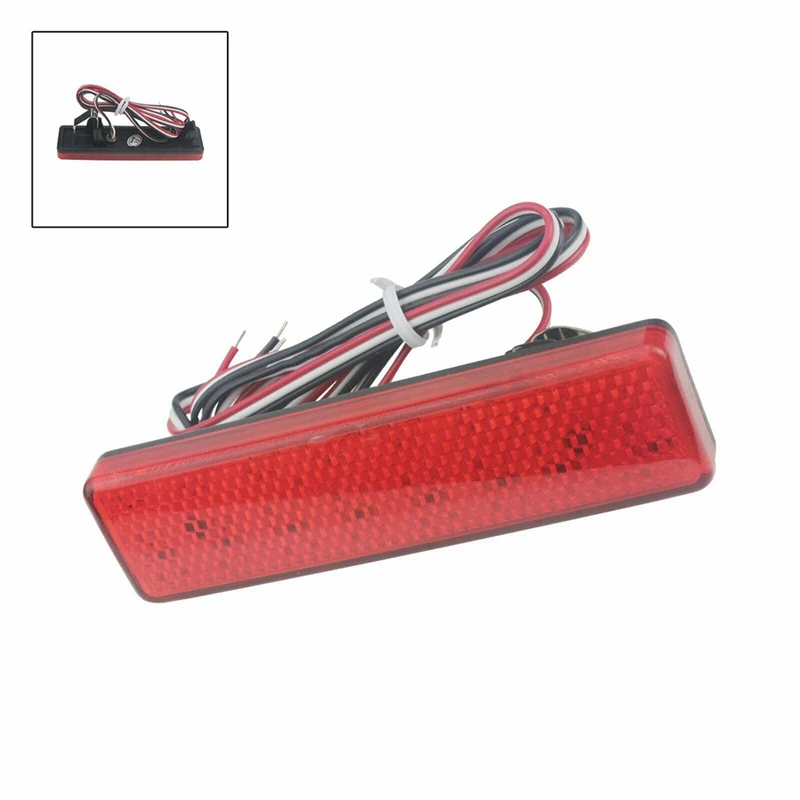 Rear Bumper Reflector Light Brake Lamp for Renault Trafic Master for Nissan Primastar for Opel Vauxhall Movano Red