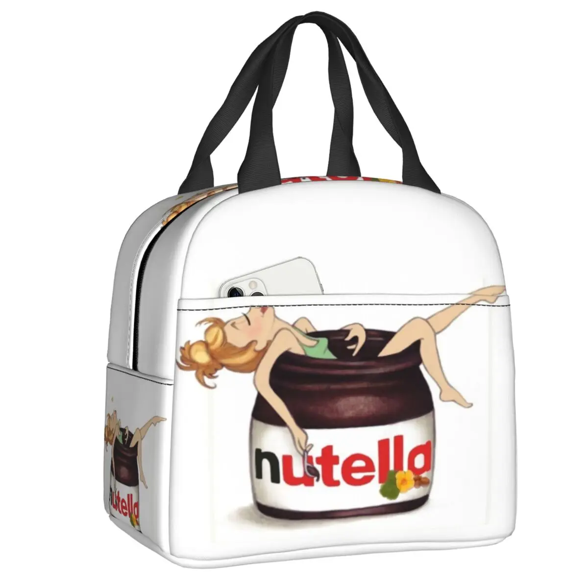 None Nutella Jar Insulated Lunch Bag 8