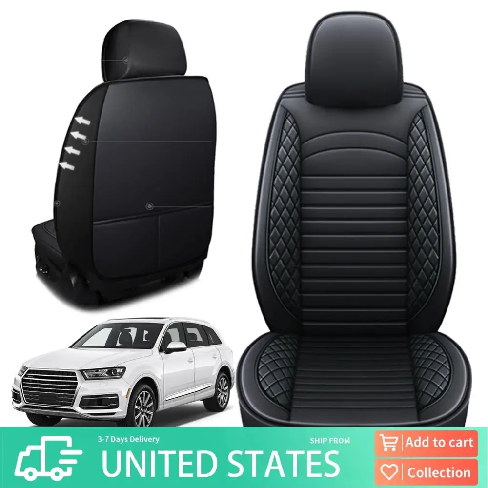 

11 шт., 5 мест, чехол для подушки переднего и заднего сиденья, кожаные защитные чехлы для передних и задних сидений, защитная подушка для большинства автомобилей