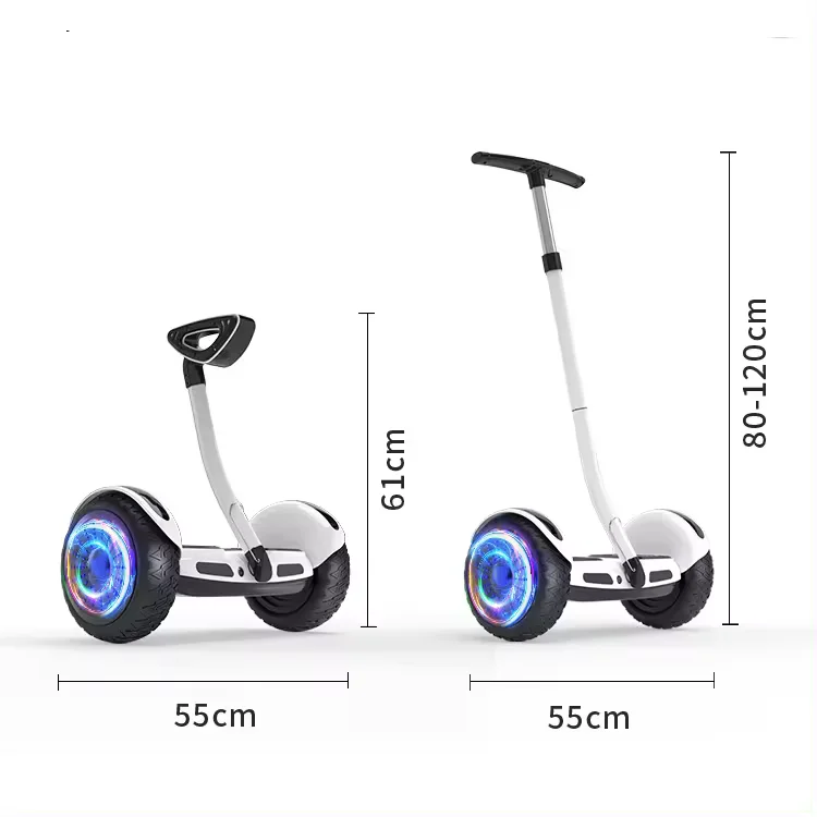 

3610 Inch 2 Wheel Self Balancing Electric Scooters with Handle Kids Adult Smart Handle Leg Bar Hover Boards