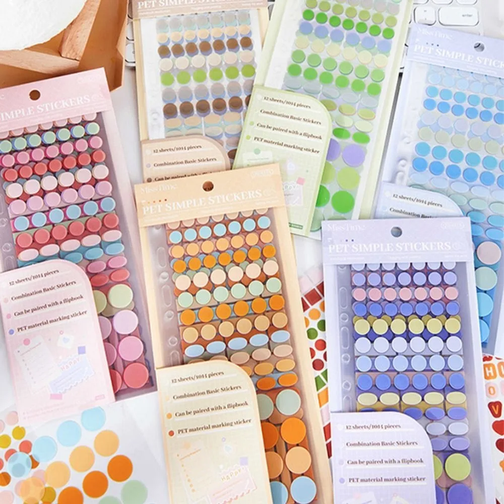12 pz/borsa Set di adesivi decorativi con alfabeto di base Cancelleria fai da te Adesivo per scrapbooking Materiale scolastico Etichetta adesiva Nota Planner