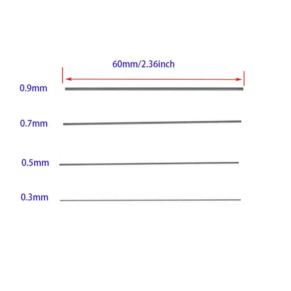 Recambios de lápiz automático de 0,3mm/0,5mm/0,7mm/0,9mm, plomo de lápiz automático, núcleo de lápiz reemplazable, suministros escolares y de oficina