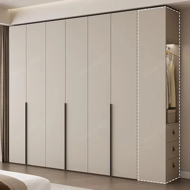 Luxury Orgnizer Wardrobes Aesthetic Vertical Wooden Organizer Wardrobe Clothes Living Room Armario De Ropa Bedroom Furniture