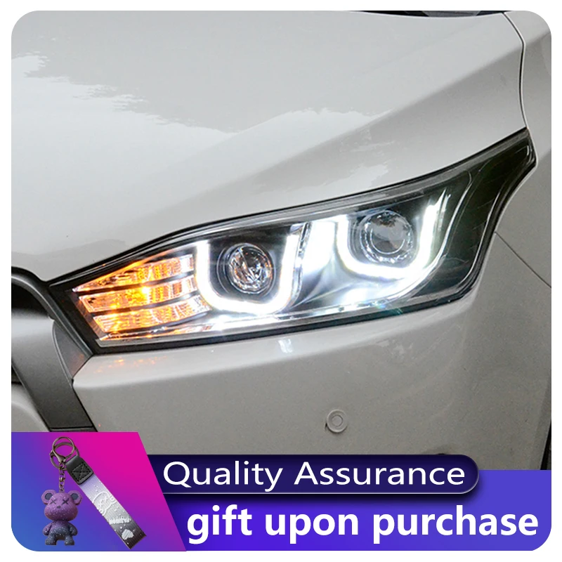 

LED Headlight for Toyota yairs 2013-2016 Head Lamp Drl Projector Lens Automotive Accessories